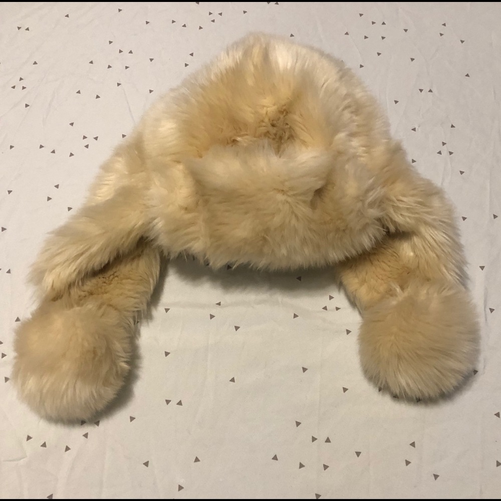 GapKids Tan Faux Fur Trapper Hat